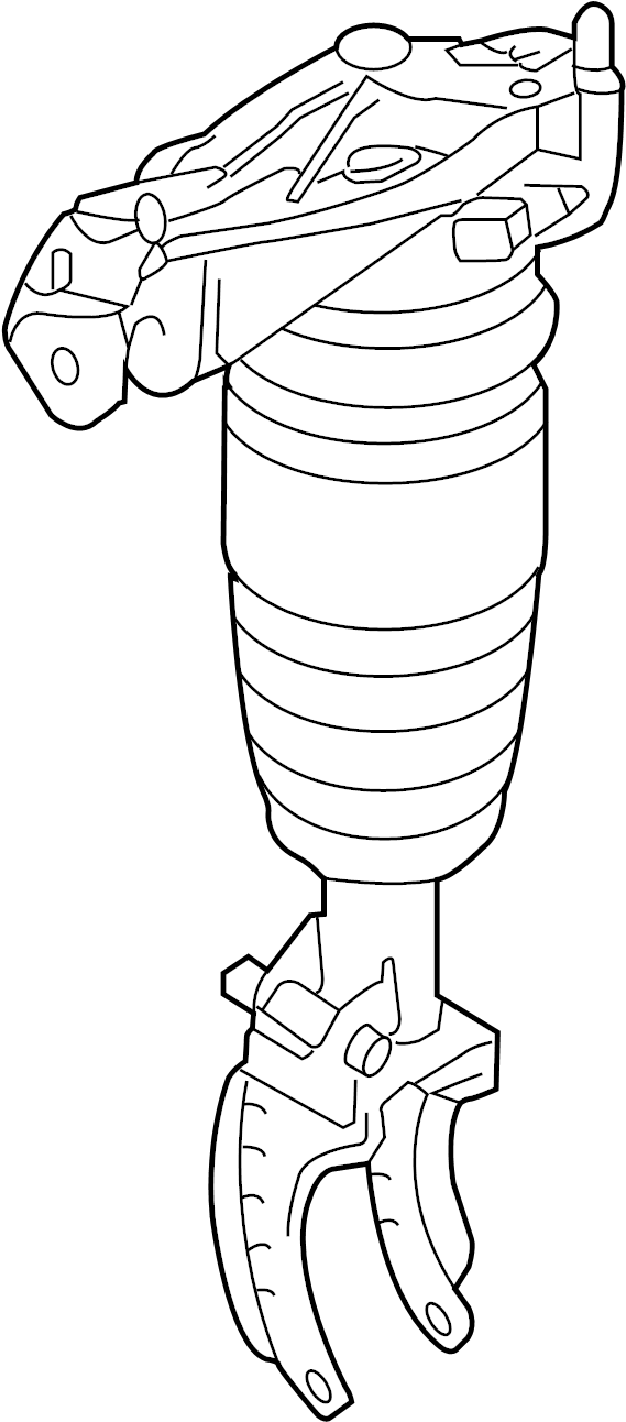 View 95534303345 Shock. Spring Strut WI. (Left) Full-Sized Product Image