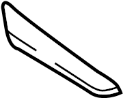 View 95562830802 Windshield Wiper Arm Cover Full-Sized Product Image