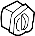 View 955613235036N3 Headlight Switch Full-Sized Product Image