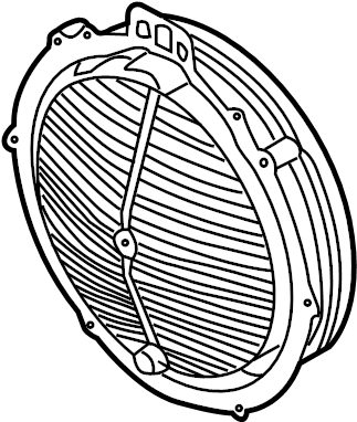 View 95564502101 Speaker (Front, Rear) Full-Sized Product Image