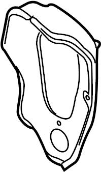 View 95564513400 Radio Speaker Bracket Full-Sized Product Image