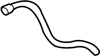 View 95556403800 Sunroof Drain Hose (Rear) Full-Sized Product Image