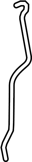 View 95556202900 Sunroof Drain Hose (Rear) Full-Sized Product Image