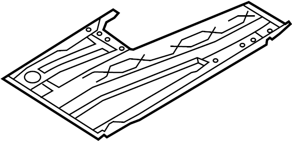 View 95550201501GRV Floor Pan (Left, Front) Full-Sized Product Image