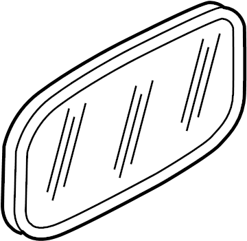 View 95573103903 Door Mirror Glass Full-Sized Product Image