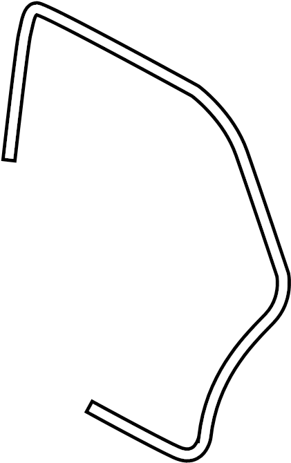 View 95553936702 Door Seal (Rear) Full-Sized Product Image