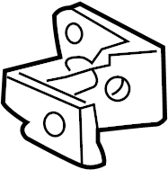 View 95553340202 Door Hinge (Upper) Full-Sized Product Image