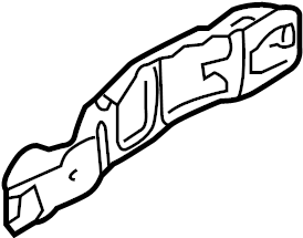 View 95553288602 Exterior Door Handle Base Full-Sized Product Image
