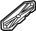 View 95557207700 Hole cover. JOINT FLANGE.  Full-Sized Product Image