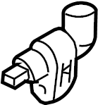 View 95560640512 ABS Wheel Speed Sensor (Left, Front, Rear) Full-Sized Product Image