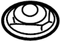 View 95534301800 Suspension Strut Mount Washer (Upper, Lower) Full-Sized Product Image