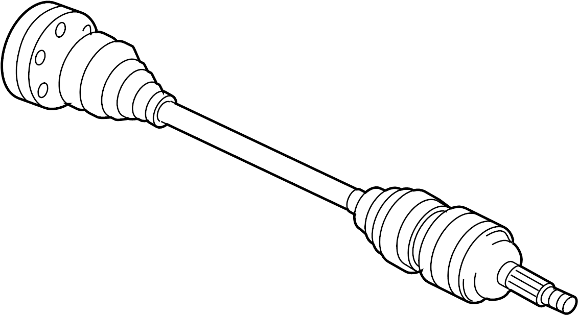 View 95533202411 CV Axle Assembly (Rear) Full-Sized Product Image