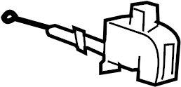 View 95551250502 Actuator. (Rear) Full-Sized Product Image
