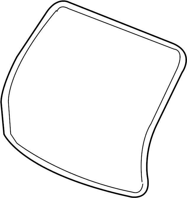 View 95551270501 Hatch Seal (Rear) Full-Sized Product Image
