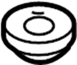 View 95562825200 Liftgate Washer Hose Grommet Full-Sized Product Image