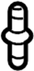 View 95562822200 Windshield Washer Hose Connector Full-Sized Product Image