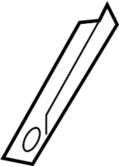 View 95551296503 Spoiler Gasket (Left) Full-Sized Product Image