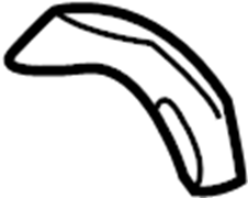View 95555974810G2X Fender Flare Full-Sized Product Image