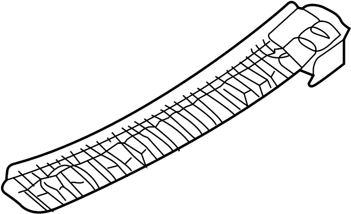 View 95550578701 Bumper Joint Cover Full-Sized Product Image