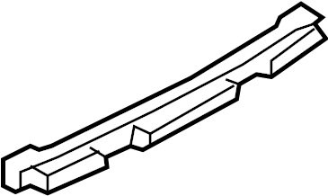 View 95550525213 Bumper Impact Absorber (Rear, Lower) Full-Sized Product Image