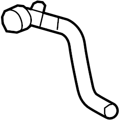 View 95510663220 Radiator Coolant Hose (Front, Rear, Upper, Lower) Full-Sized Product Image