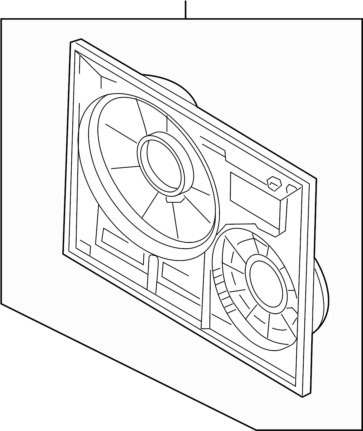View 95510625800 Engine Cooling Fan Shroud Full-Sized Product Image