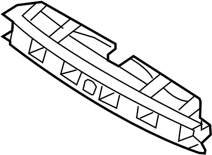 View 95850555000 Bumper Impact Absorber Full-Sized Product Image
