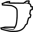 View 95850594650 Brake Air Duct (Right) Full-Sized Product Image