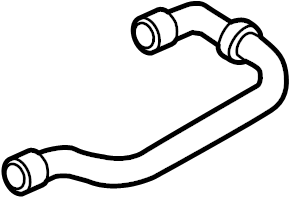 View 95810645200 Engine Coolant Overflow Hose Full-Sized Product Image