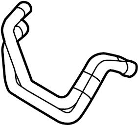 View 95510607400 Engine Coolant Hose Full-Sized Product Image
