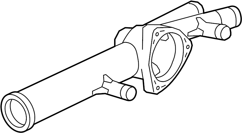 View 95510606000 THERMOSTAT HOUSING. Thermostat hsng.  Full-Sized Product Image