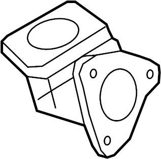 View 95510613400 Engine Coolant Pipe Full-Sized Product Image