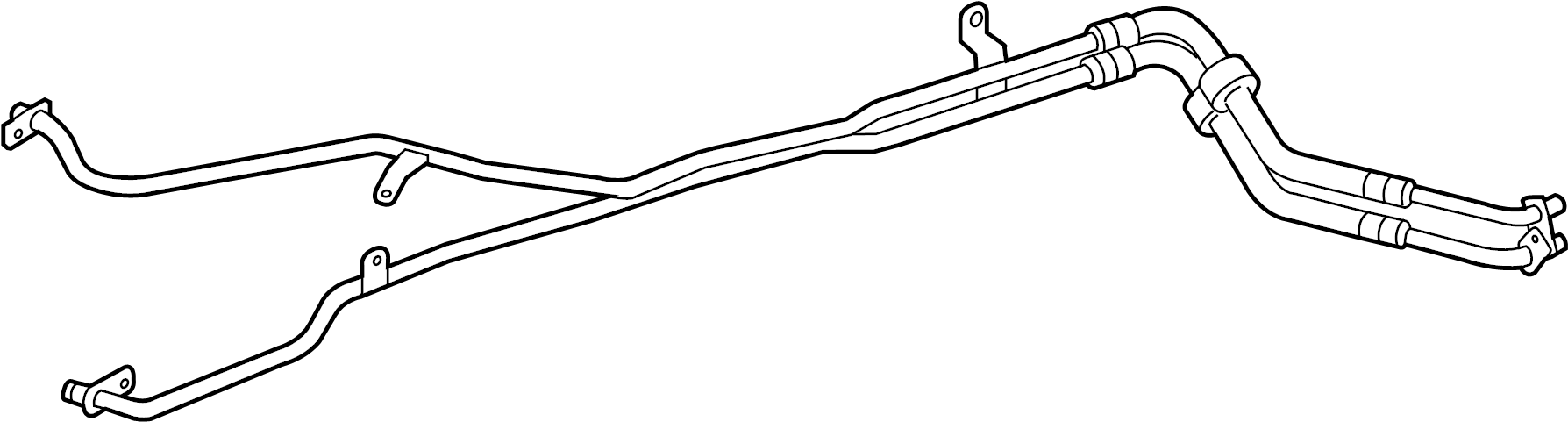View 95830708220 Automatic Transmission Oil Cooler Hose Assembly Full-Sized Product Image