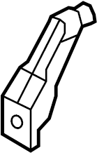 View 95811038300 Intercooler Bracket (Lower) Full-Sized Product Image