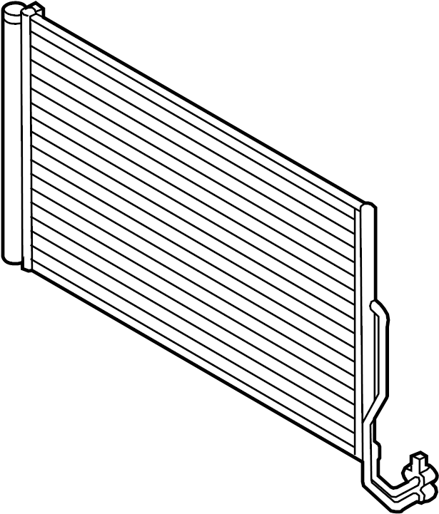 View 95857311103 A/C Condenser Full-Sized Product Image