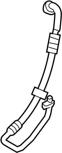 View 95857374414 A/C Refrigerant Suction Hose Full-Sized Product Image