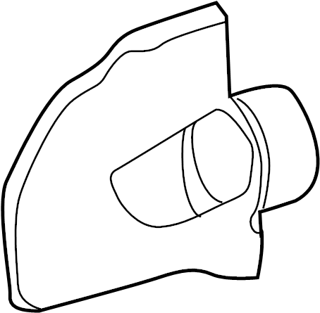 View 95811025210 Engine Air Intake Hose Full-Sized Product Image