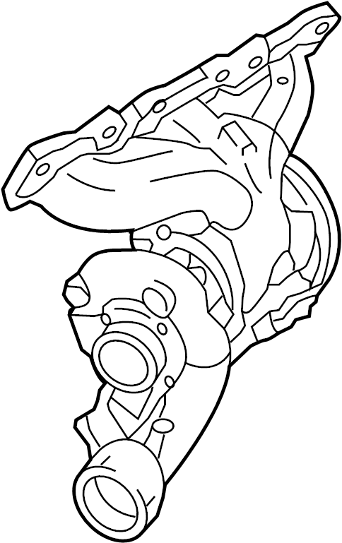 View 94612302655 AS TURBOCHARGER. Exhaust manifold.  Full-Sized Product Image
