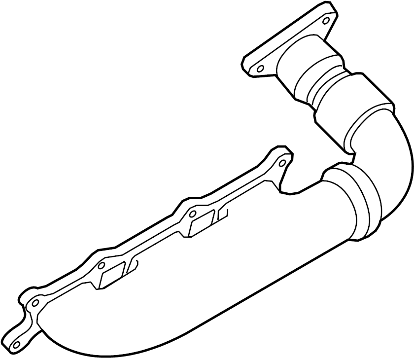 View 95811112921 Exhaust Manifold (Left) Full-Sized Product Image