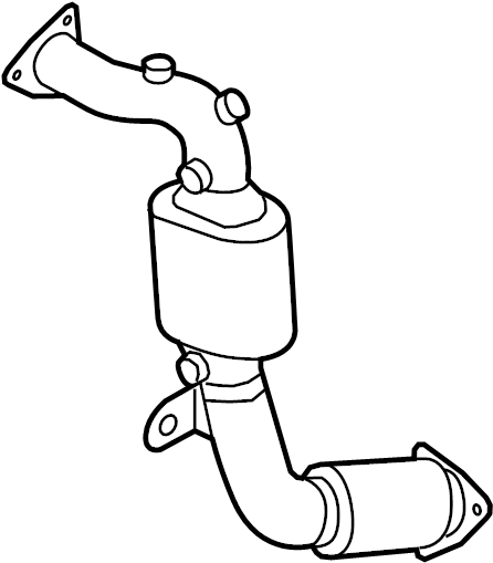 View 958113025CX Catalytic Converter Full-Sized Product Image