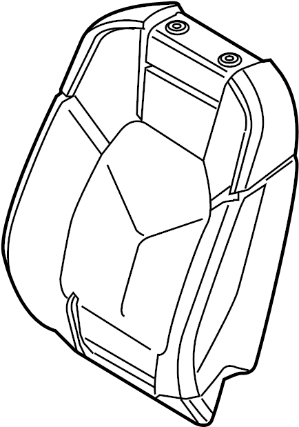 View 95852178710 Seat Back Cushion (Left, Upper) Full-Sized Product Image