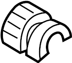 View 95533379300 Suspension Stabilizer Bar Bushing (Upper) Full-Sized Product Image