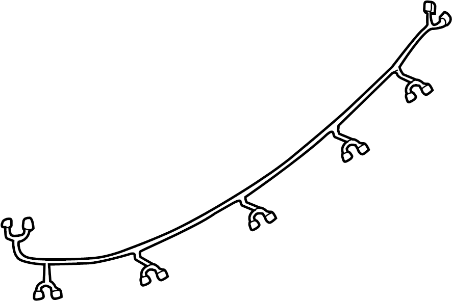 View 958971104E Parking Aid System Wiring Harness Full-Sized Product Image