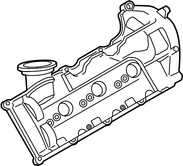 View 95810513611 Engine Valve Cover Full-Sized Product Image