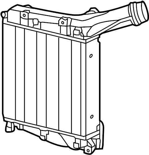 View 95811064021 Intercooler Full-Sized Product Image
