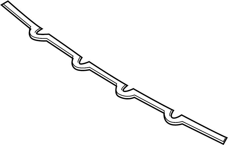View 95850581900 Bumper Trim (Lower) Full-Sized Product Image