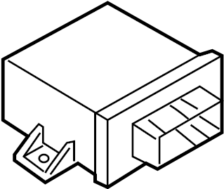 View 95861838600 Headlight Control Module Full-Sized Product Image