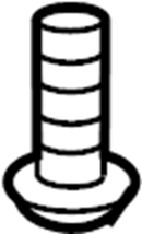 View N10633103 Screw. Cover. Clmn. Jack Pad Bolt. Sheetmetal 4.8. Steering Column. (Lower) Full-Sized Product Image