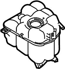 View 95810615102 Engine Coolant Reservoir Full-Sized Product Image