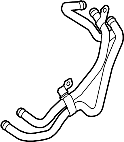 View 95810636501 Drive Motor Inverter Coolant Line Full-Sized Product Image